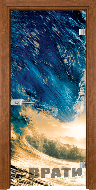 Стъклена интериорна врата модел Print G 13-19