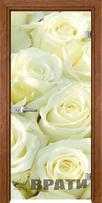 Стъклена интериорна врата модел Print G 13-6