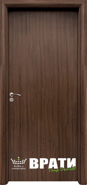 Интериорна HDF врата, модел 030 Орех