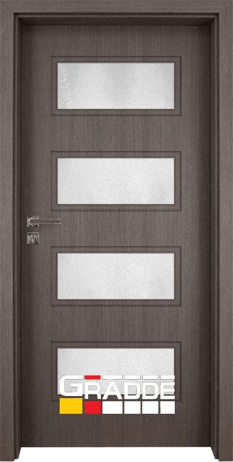 Интериорна врата серия Gradde, модел Blomendal, Череша сан Диего